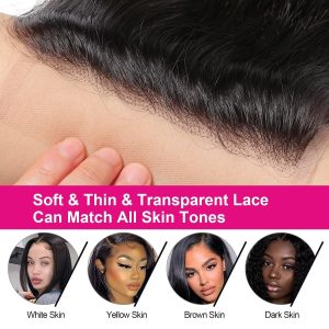 maady hair luxury remy hair 5x5 body wave closure