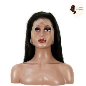 maady hair luxury 13x4 straight bob lace front wig natural black asian raw hair