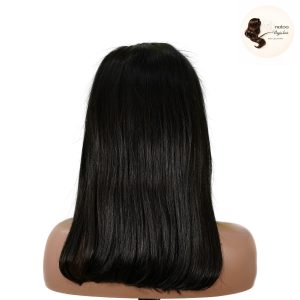 maady hair luxury 13x4 straight bob lace front wig natural black asian raw hair