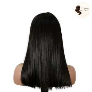 maady hair luxury natural black asian raw hair 2x6 hd lace closure straight bob human hair wig