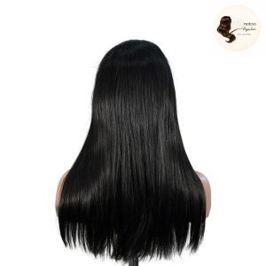maady hair luxury natural black remy hair 5x5 lace closure straight human hair wig