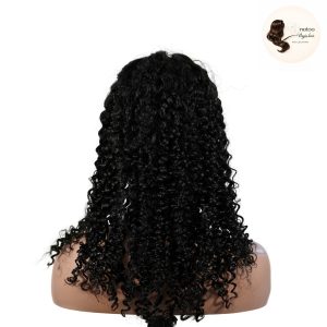 maady hair luxury natural black remy hair 5x5 lace closure jerry curly human hair wig