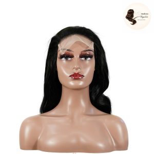 maady hair luxury natural black remy hair 5x5 lace closure body wave human hair wig