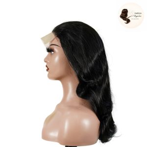 maady hair luxury natural black remy hair 5x5 lace closure body wave human hair wig