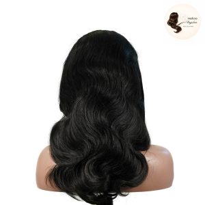 maady hair luxury natural black remy hair 5x5 lace closure body wave human hair wig