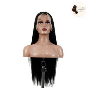 maady hair luxury 13x6 double drams straight lace front wig black remy hair