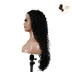 maady hair luxury natural black asian raw hair 13x6 hd lace front wig deep wave human hair wig
