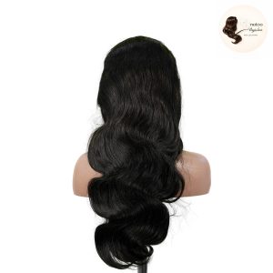 maady hair luxury natural black asian raw hair 13x6 hd lace front wig body wave human hair wig