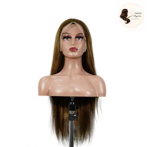 maady hair luxury 13x4 straight lace front wig m4&27 highlight remy hair 26 inch