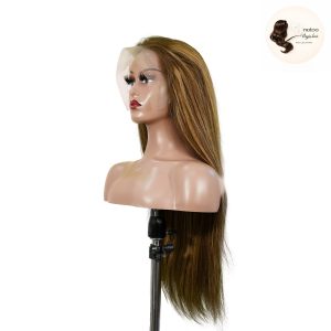 maady hair luxury 13x4 straight lace front wig m4&27 highlight remy hair 26 inch
