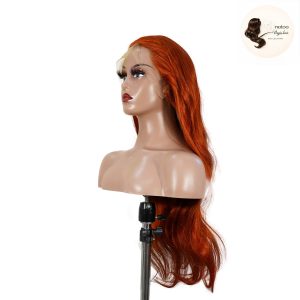 maady hair luxury 13x4 straight lace front wig 350 orange 26 inch remy hair
