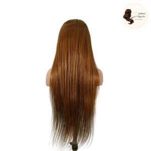 maady hair luxury 13x4 straight lace front wig 30 brown 26 inch remy hair