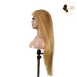 maady hair luxury 13x4 straight lace front wig 8&27 honey blonde highlight 26 inch remy hair