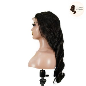 maady hair luxury 13x4 body wave lace front wig natural black remy hair