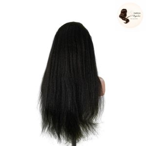 maady hair luxury 13x4 yaki straight lace front wig black remy hair