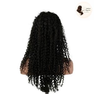 maady hair luxury 13x4 jerry curly lace front wig natural black remy hair