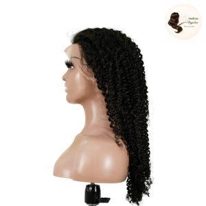maady hair luxury 13x4 kinky curly lace front wig natural black remy hair